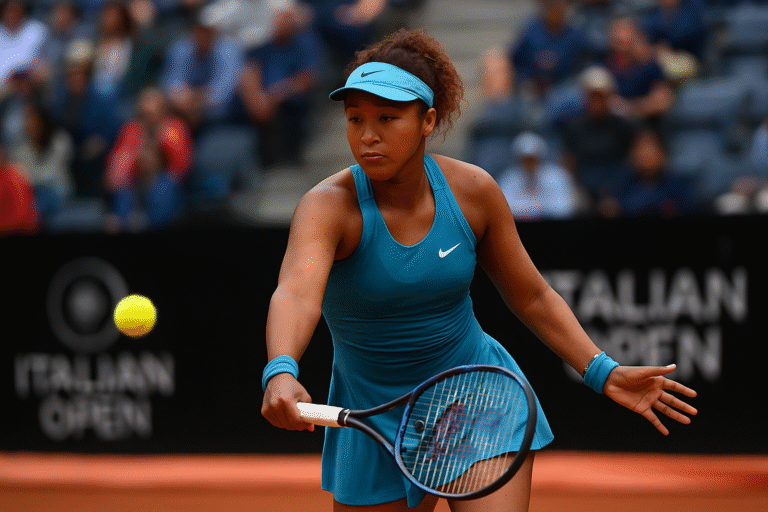 Naomi Osaka vs. Stearns LIVE – 2025 Italian Open Battle